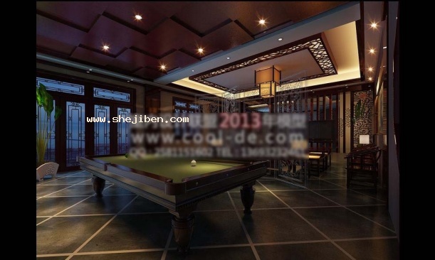 休闲会所3d模型下载
