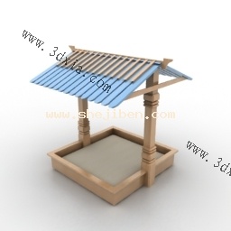 幼儿园-公园设施3d模型下载