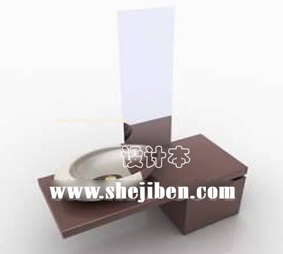 洗手盆3d模型下载