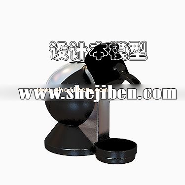 创意饮水机3d模型下载