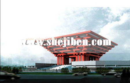 世博会中国馆3d模型下载