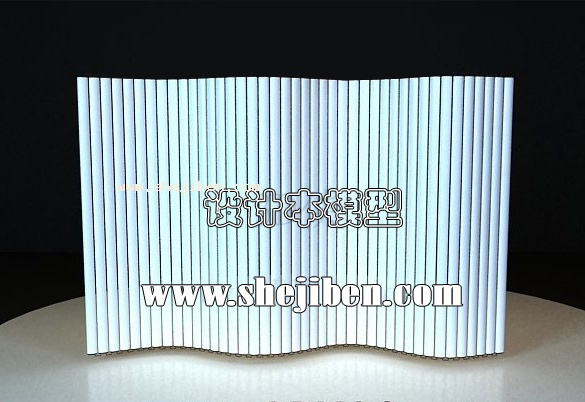 办公屏风3d模型下载