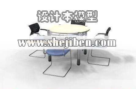 会议桌3d模型下载