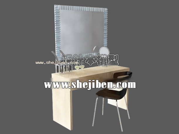 梳妆台3d模型下载
