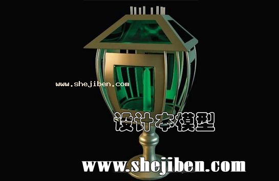 烛台灯3d模型下载