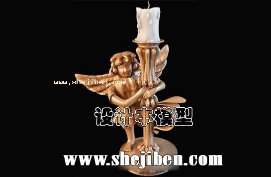 烛台灯3d模型下载