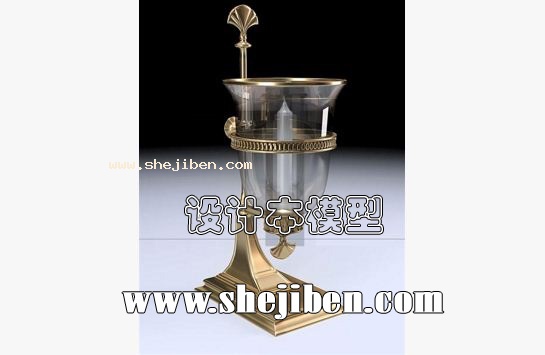 烛台灯3d模型下载