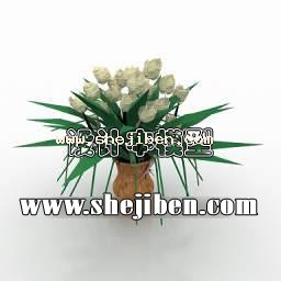 室外植物3d模型下载