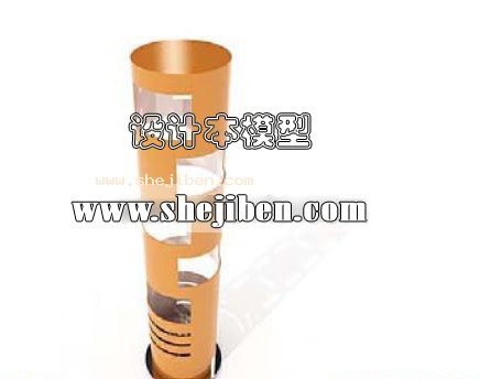 落地灯1493d模型下载