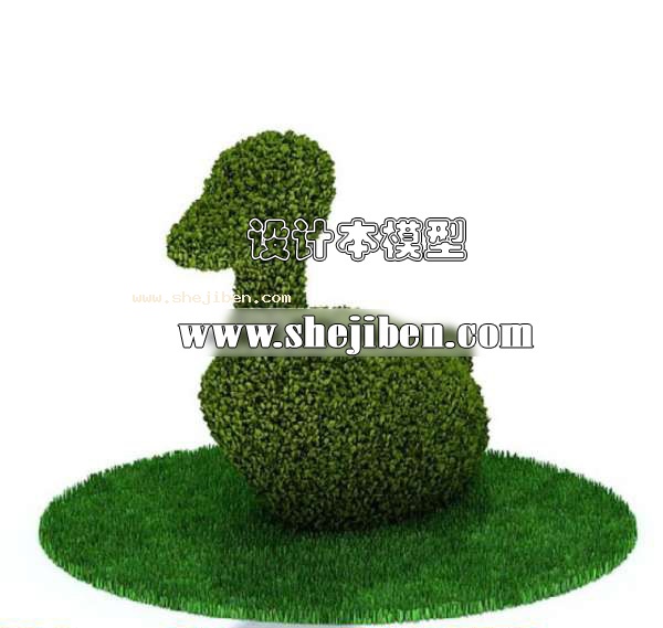 草地场景3d模型下载