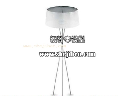 落地灯1413d模型下载