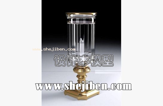 烛台灯3d模型下载