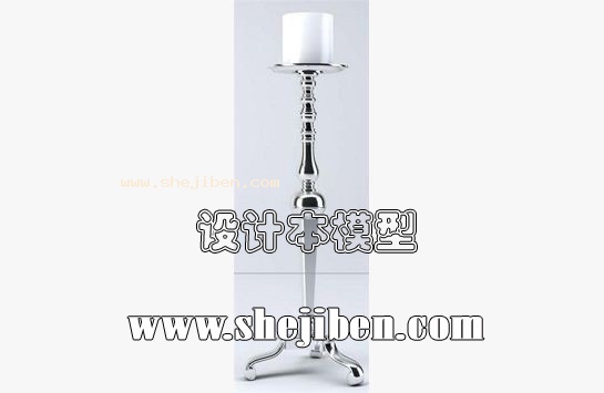 烛台灯3d模型下载