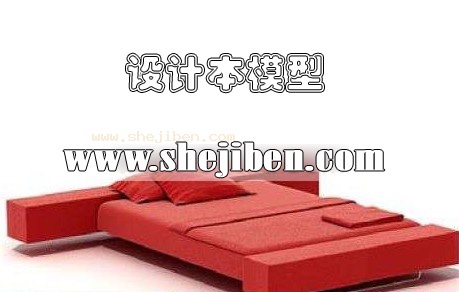 单人床3d模型下载