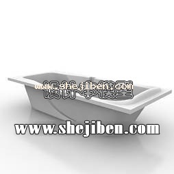 浴缸3d模型下载