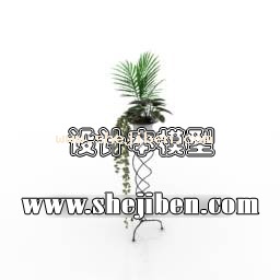 室外植物3d模型下载