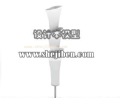 落地灯1383d模型下载