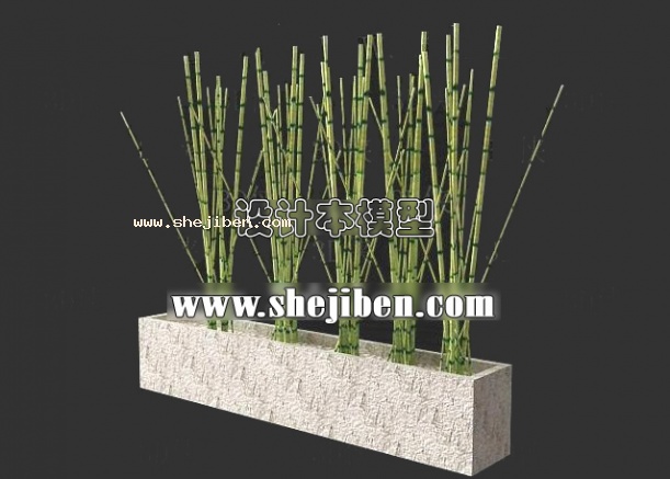 室外植物3d模型下载