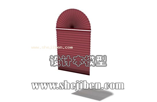 窗帘3d模型下载