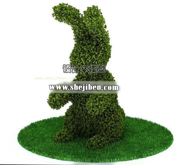 室外植物3d模型下载