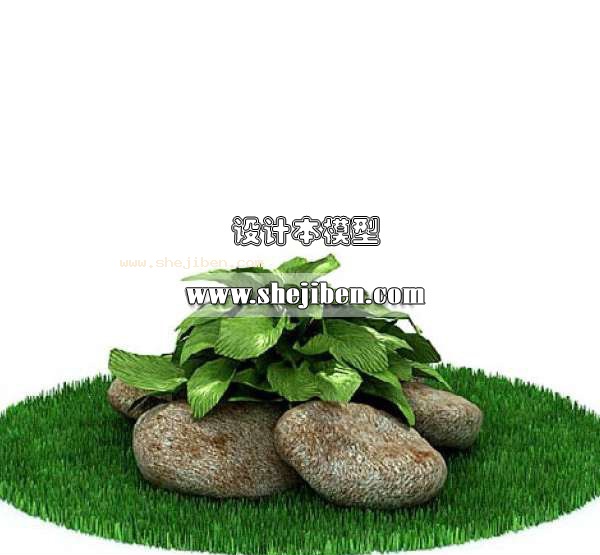 室外植物3d模型下载