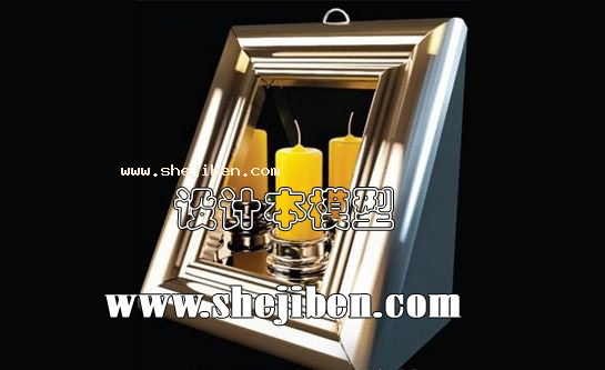 烛台灯3d模型下载