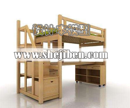 儿童床3d模型下载