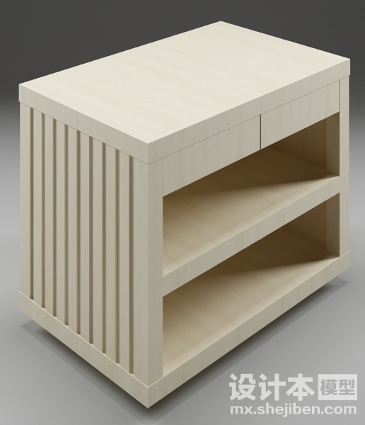 床头柜3d模型下载