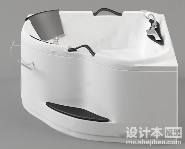 浴缸3d模型下载