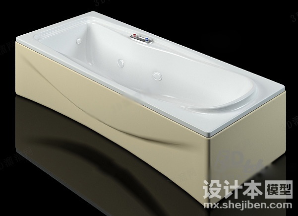 浴缸3d模型下载