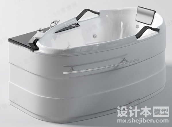 浴缸3d模型下载