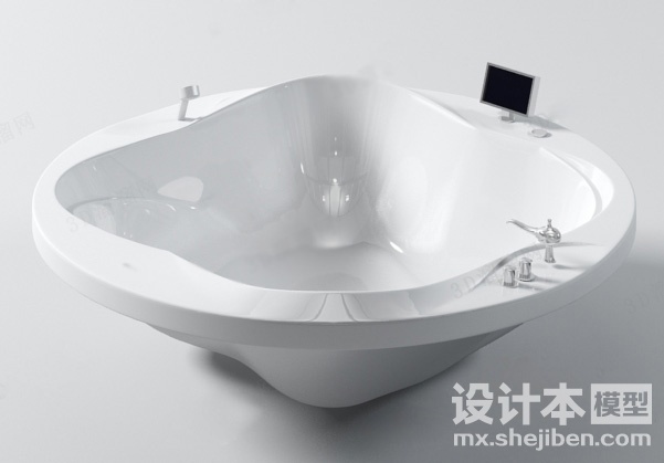 浴缸3d模型下载