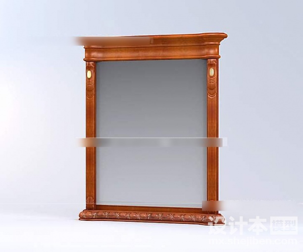 美工家具镜子3d模型下载
