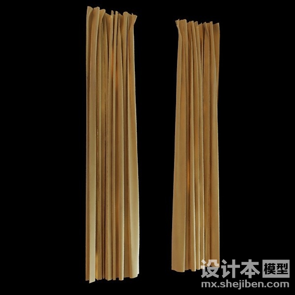 窗帘3d模型下载