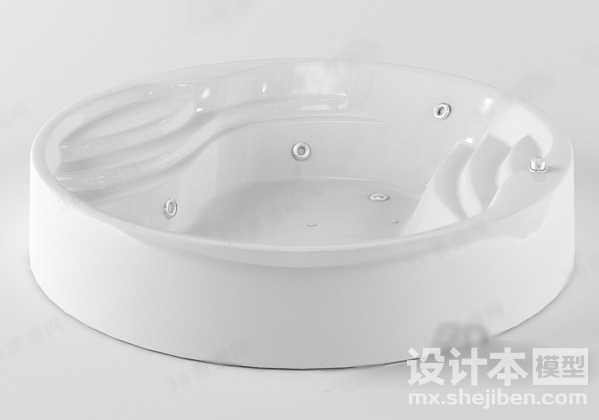 浴缸3d模型下载