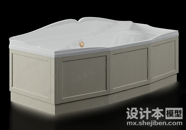 浴缸3d模型下载