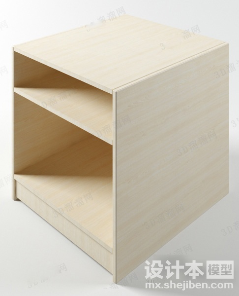 床头柜3d模型下载
