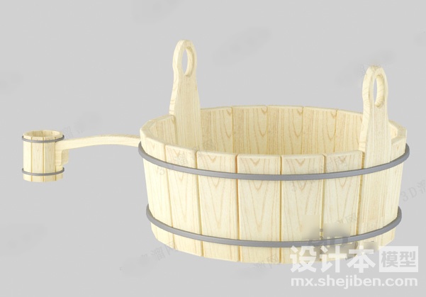 木桶3d模型下载
