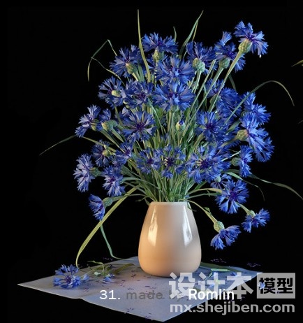简单花盆3d模型下载