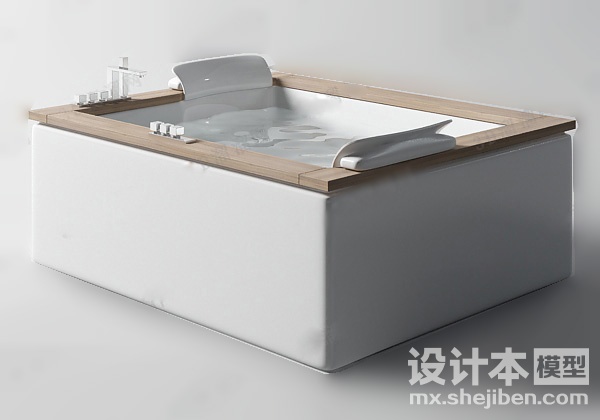 浴缸3d模型下载