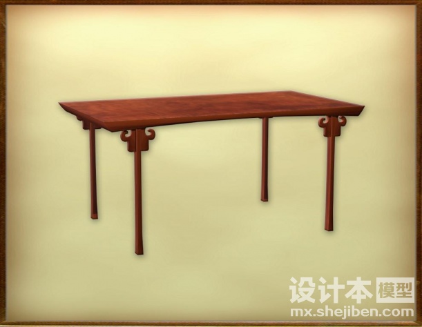 条案10623d模型下载
