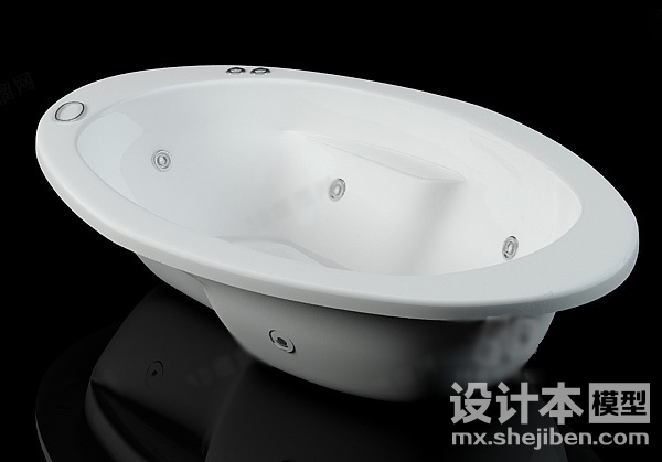浴缸3d模型下载