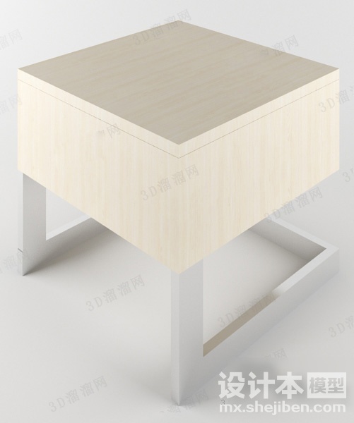 床头柜3d模型下载
