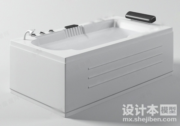 浴缸3d模型下载