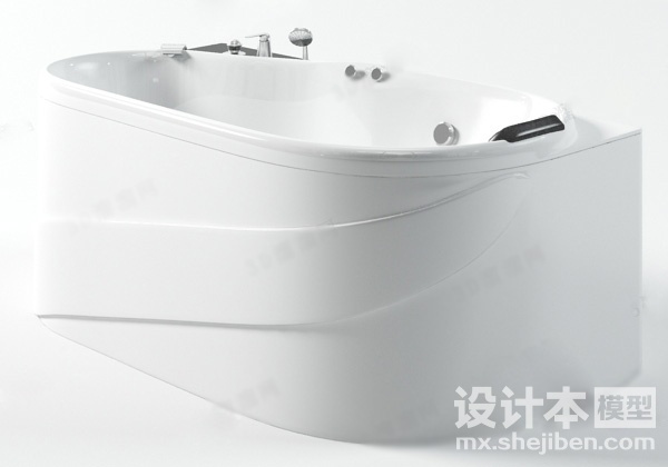 浴缸3d模型下载