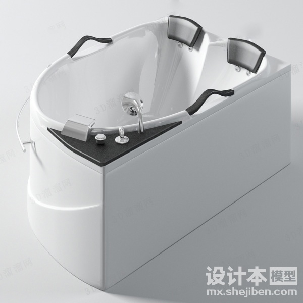 浴缸3d模型下载