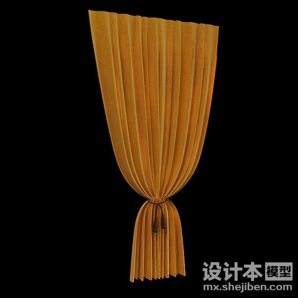 窗帘3d模型下载