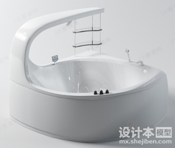 浴缸3d模型下载