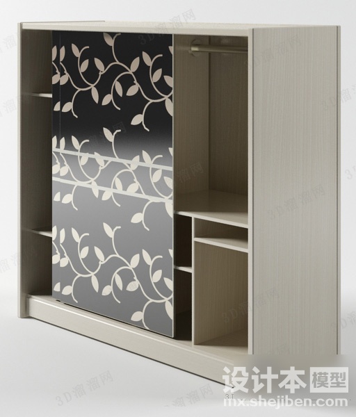 衣柜3d模型下载