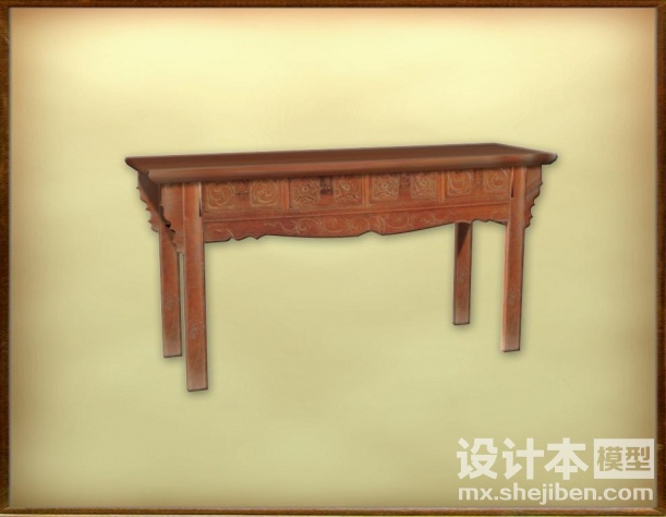 条案10653d模型下载